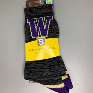 Strideline NWT University of Washington socks